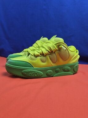 Puma LaFrancè Assist Neon Yellow and Green Athletic Sneakers